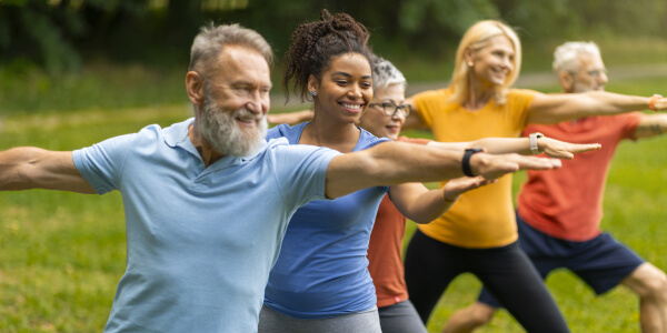 Cours de gym nature