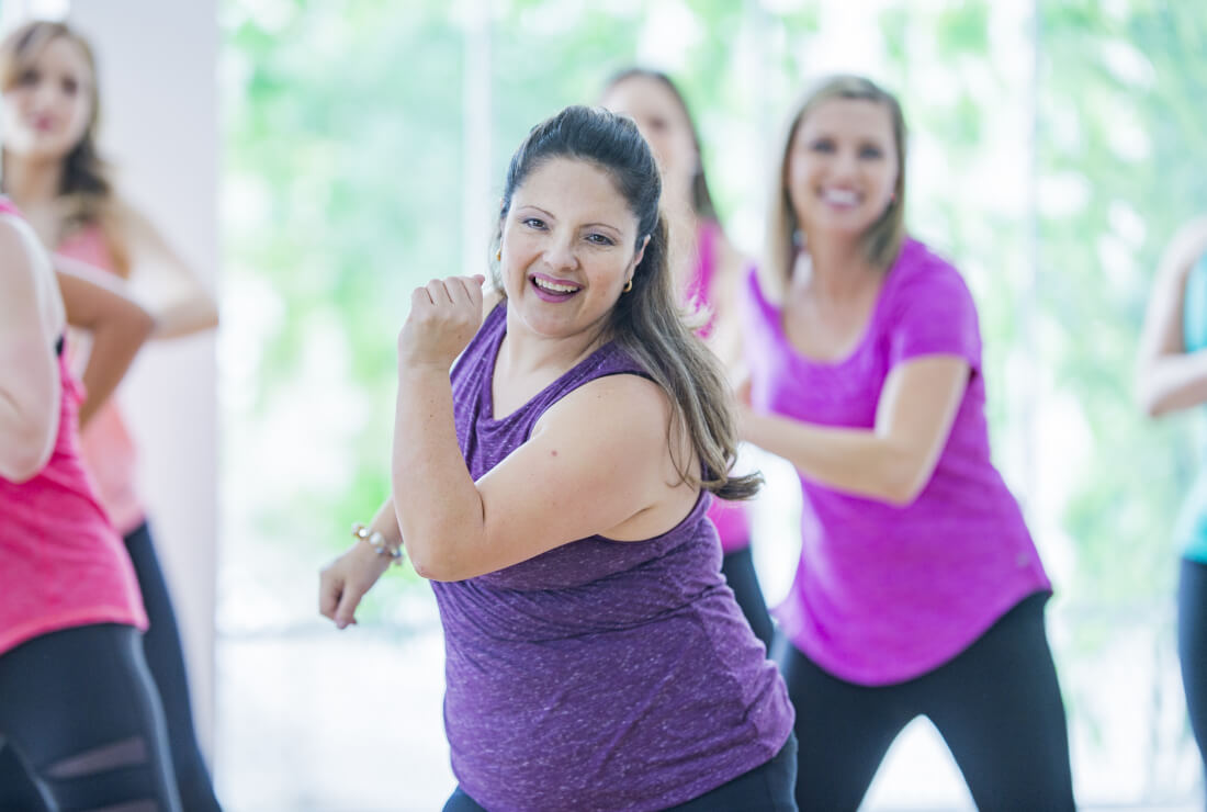 Femme en mouvement